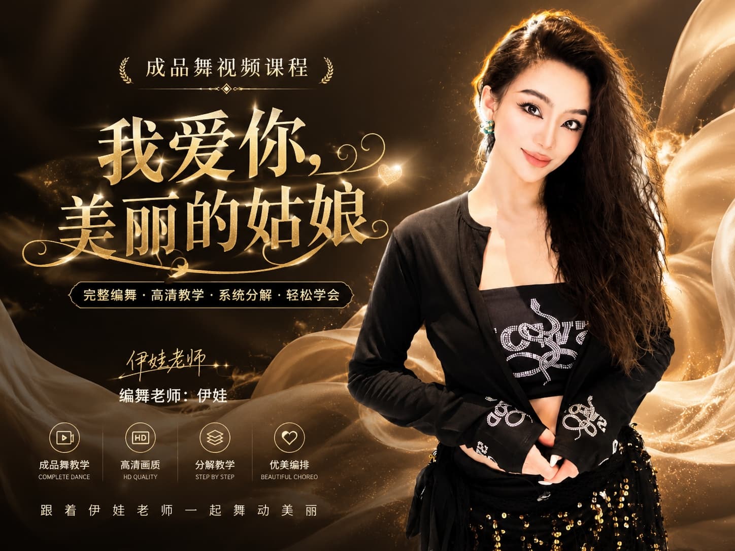 成品舞|我爱你,美丽的姑娘